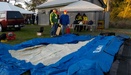 DSCN2595 Lance VA3LP  and Harry VA3ZAK inflating the tent